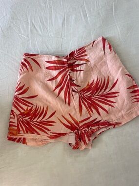 Women's Tropical Print Shorts